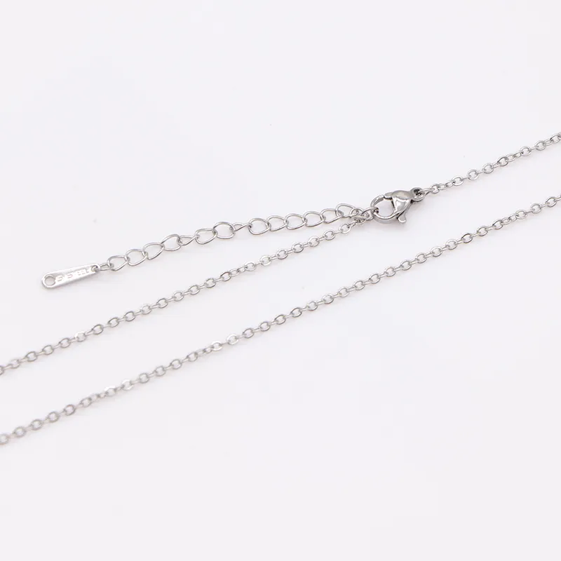 Ketten 10 teile/los 1,5mm Dicke Edelstahl Link Halsketten Halskette Für Diy Zubehör Schmuck Machen 45 5cm_voghion.com