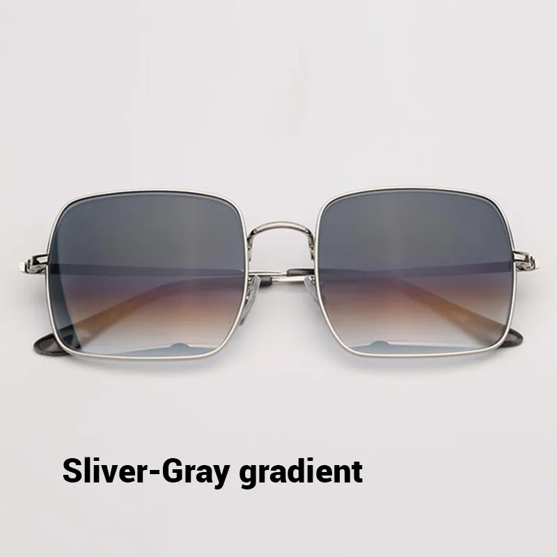 Modische Sonnenbrille Mit Eckigem Metallrahmen Für Damen Herren_voghion.com