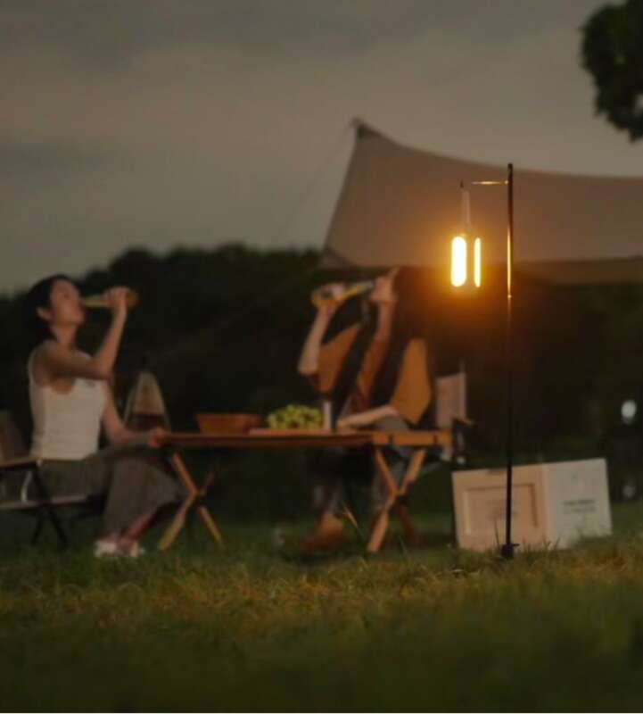 New Multifunctional Camping Light, 10000mAh Battery, Tri Color Dimming, USB Emergency Charging One Step Faster_voghion.com