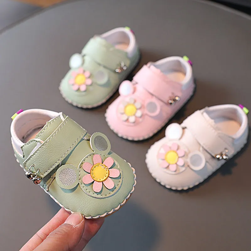 Baby Toddler 2025 Spring Soft Leather Anti Slip Casual Flats Cutefeet Infant Girls Dress Princess First Walkers Cute wer_voghion.com