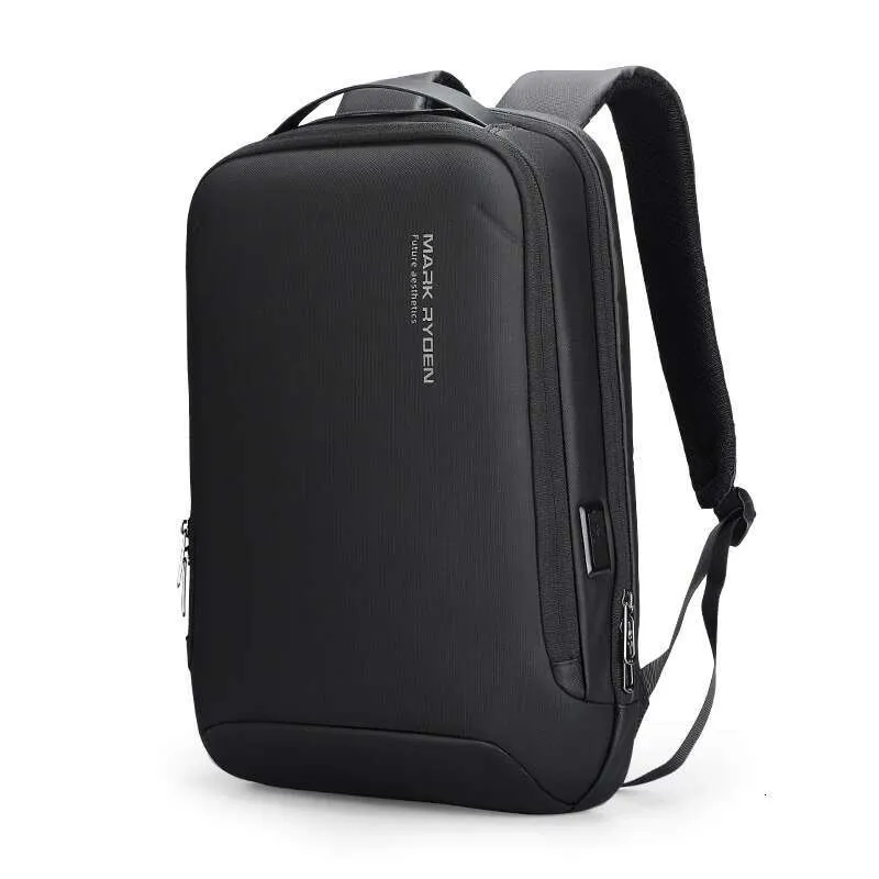 MARK RYDEN Slim Laptop For Men Business Minimalist Backpack YKK Zipper Scratch Resistant With USB_voghion.com