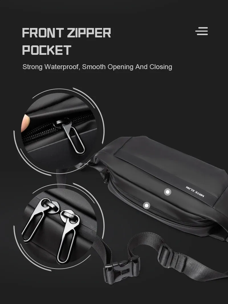 Riñonera hombre impermeable para deporte y viaje_voghion.com