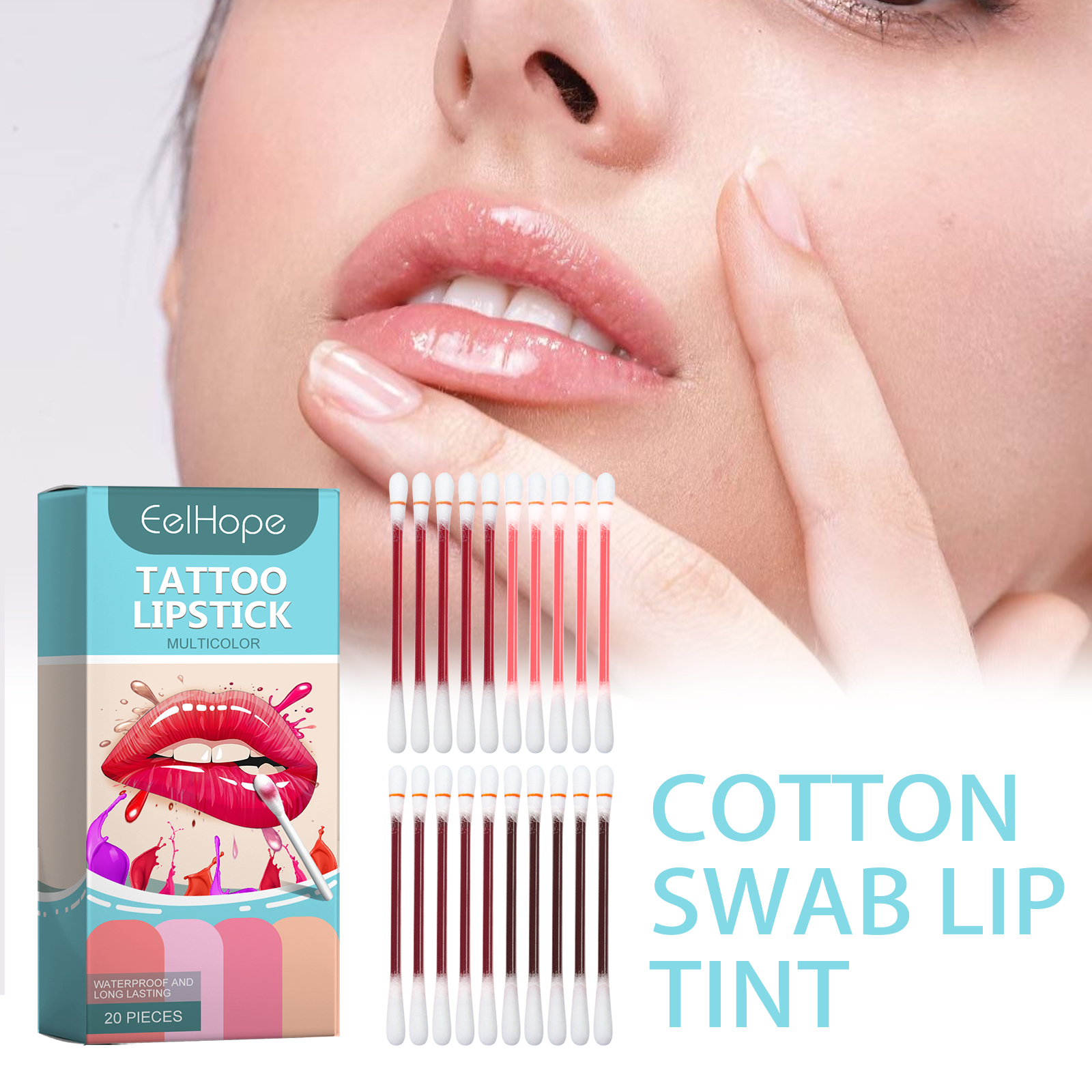 Eelhope Wattestäbchen Lippenstift Für Langanhaltende Feuchtigkeit_voghion.com