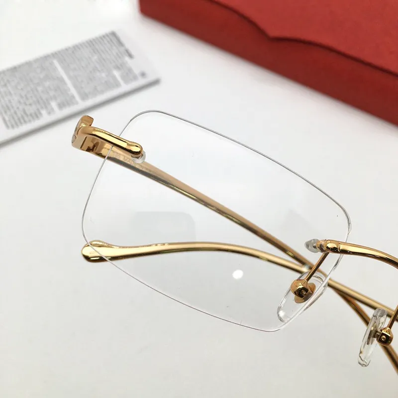 Dizajnerske naočale Cheetah Classic pravokutnik metalna serija Živahne i elegantne poslovne ležerne muške i ženske optičke leće_voghion.com