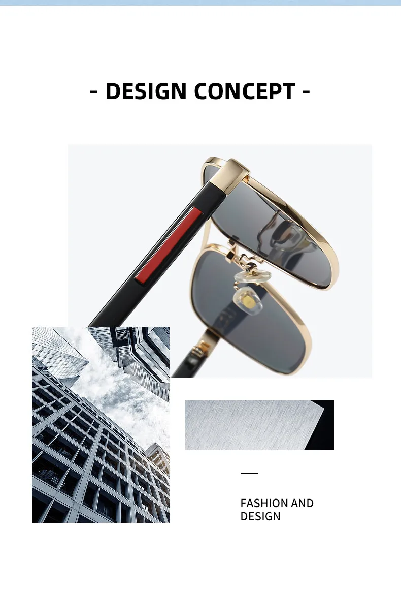 Quadratische Sonnenbrille Für Damen Und Herren Retro Designer_voghion.com