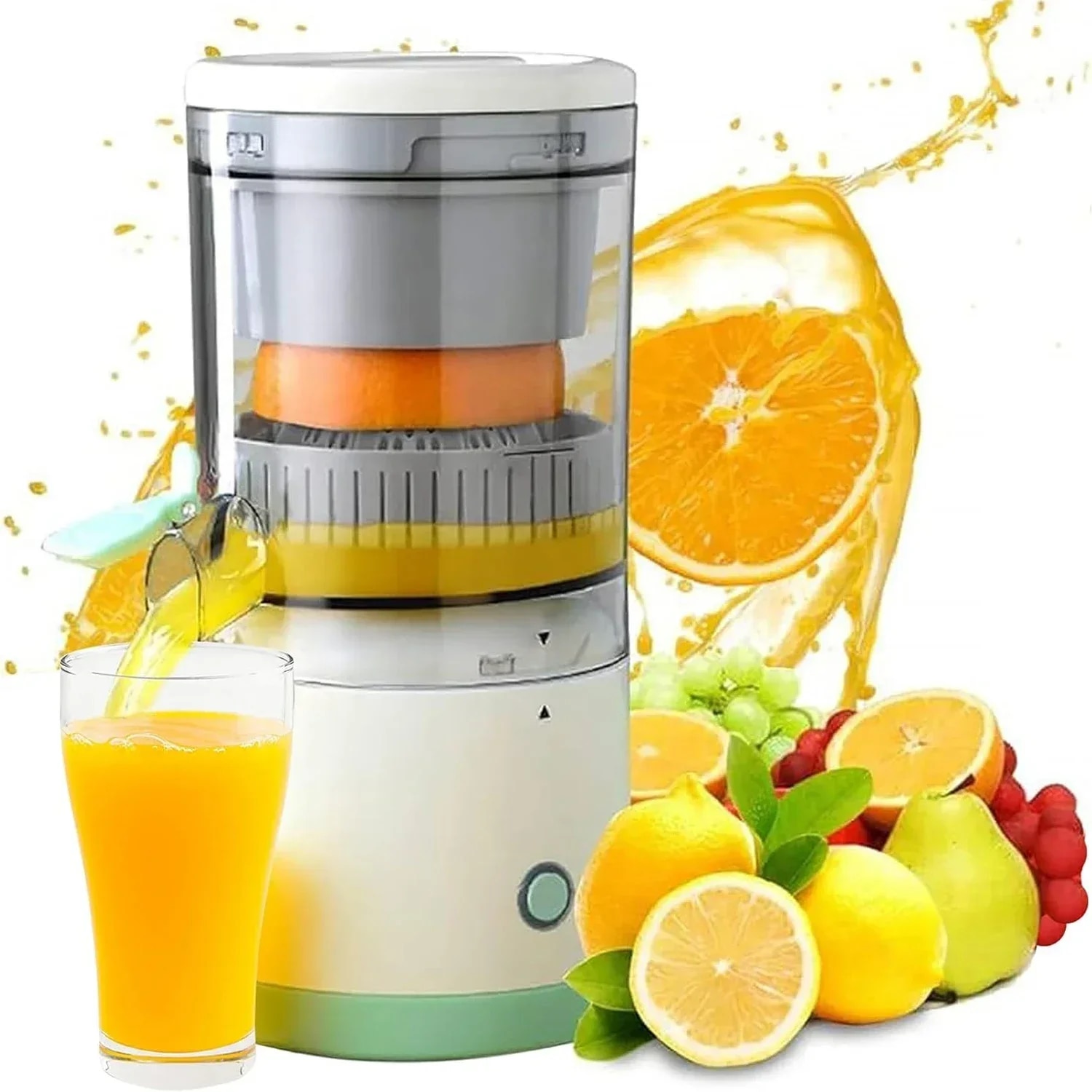 Presse-agrumes électrique sans fil, chargeur USB, presse-agrumes et citron, mélangeur de fruits, presse-agrumes automatique, hine