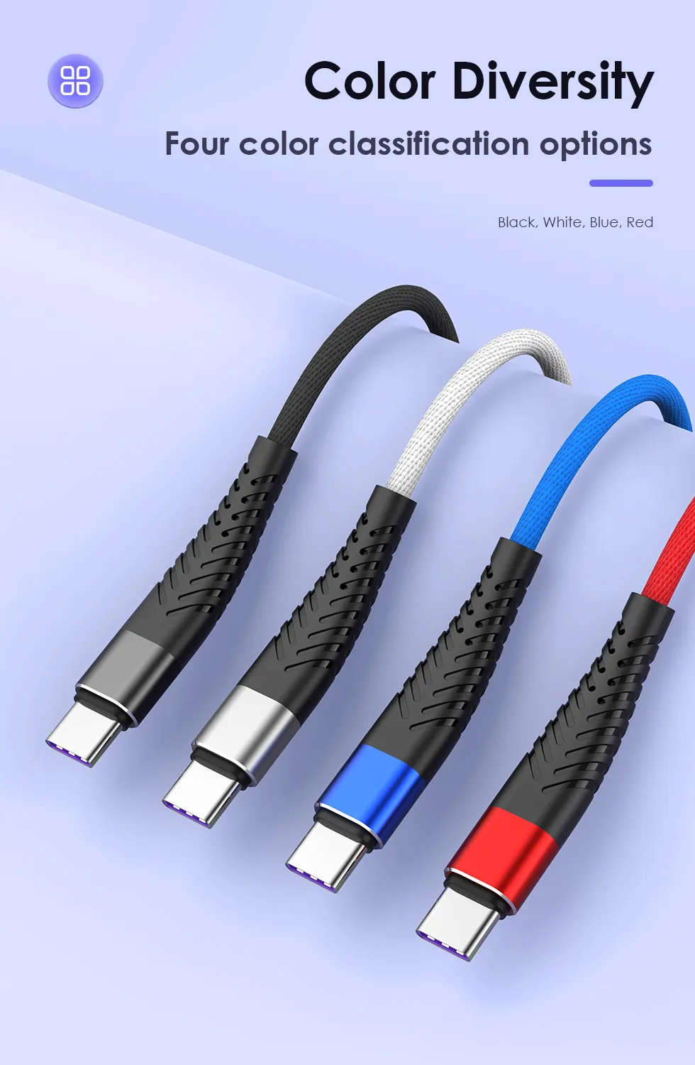 100W 7A Typ C USB Fast Charging For Samsung Xiaomi Huawi Onplus Rdmi Data Wir Mobil Phon Chargr Cord Typ-C_voghion.com