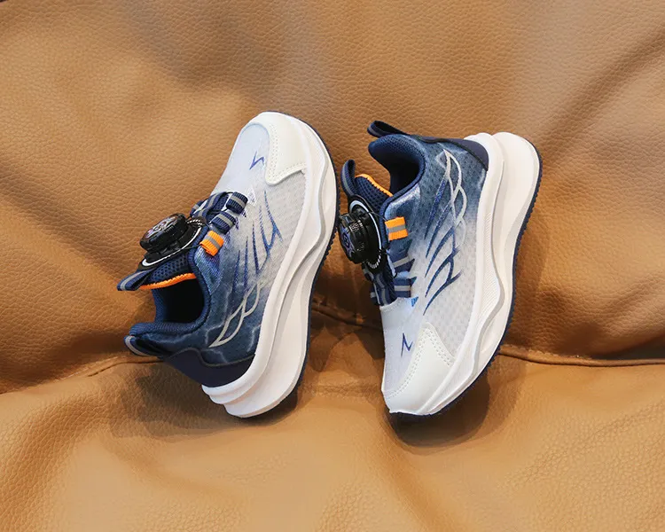 Kleinkind Sport Frühjahr Neue Junge Basketball Rotierenden Schnalle Kinder Cutefeet Mode Mädchen Licht Lauf Trainer Schuhe Größen 21_voghion.com