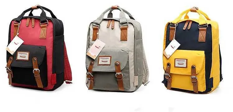 14-tommers bærbar PC for menn og kvinner, flere lommer, bokveske, skole, gutter og jenter, høy kvalitetsryggsekk for arbeidsreiser, 16LC241107_voghion.com