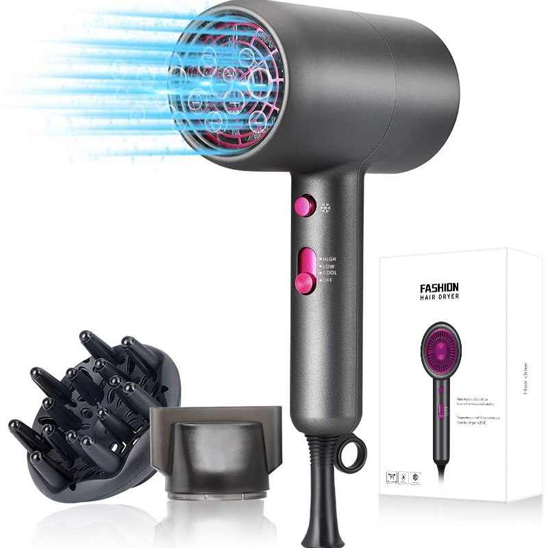 2022 Bestseller 1800W Salonausrüstung Schönheitssalon Hand Anion Haartrockner Gebläse_voghion.com