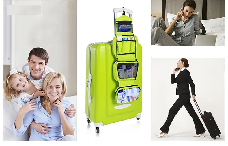 Trousse de maquillage imperméable pour homme et femme, trousse de voyage pour organiser les produits de beauté et les produits de toilette_voghion.com