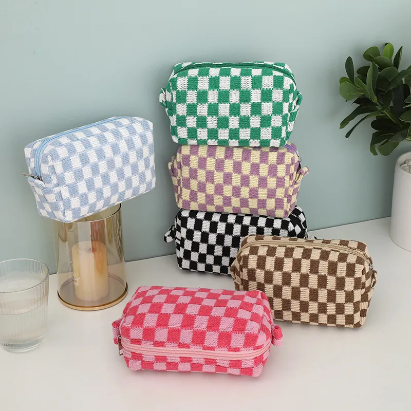 Trousse de maquillage de voyage portable et mignonne pour femmes, trousse de toilette pour filles en voyage_voghion.com