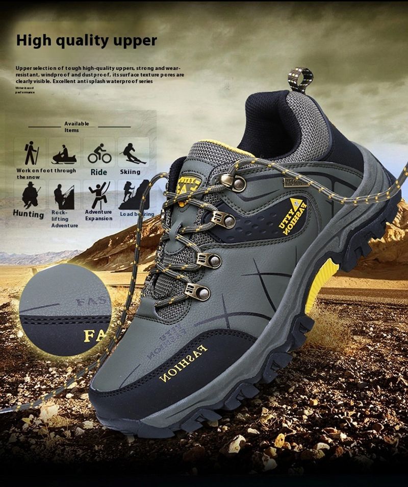 Neue Herbst-Winter-Extra-Große 46 47 Outdoor Off-Road Bergsteigen Sport und Casual Lederschuhe für Männer_voghion.com