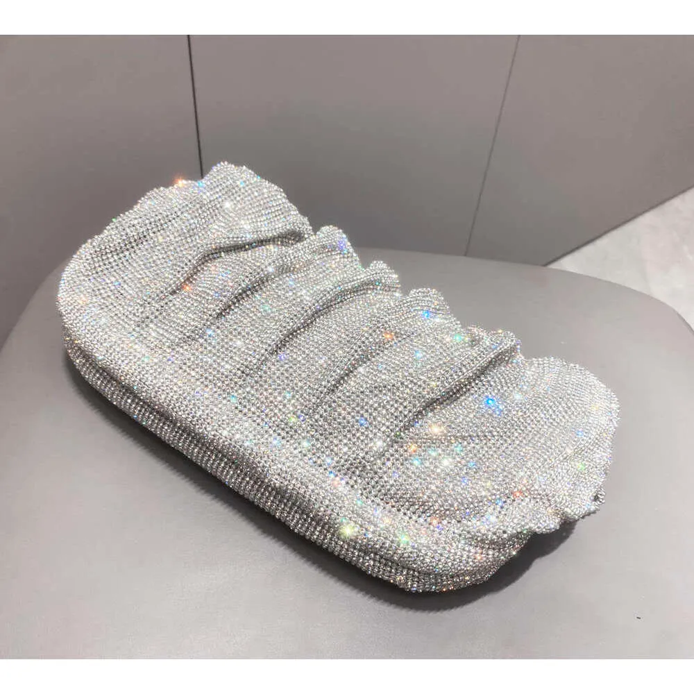 Pochettes de soirée faites à la main avec poignée brillante, nouveaux sacs à main et sacs à main pliables de créateur pour fête de mariage de haute qualité_voghion.com