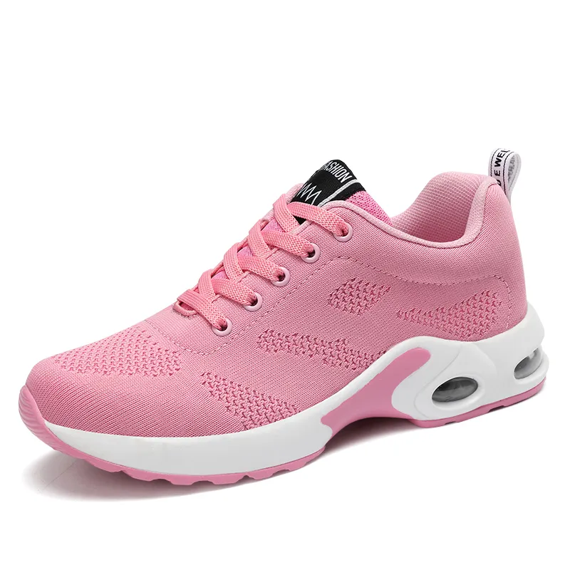 Trainers Ladies Casual Mesh Sneakers Pink Women Flat Lightweight Soft Breathable Footwear Basket Running Shoes Plus Size_voghion.com