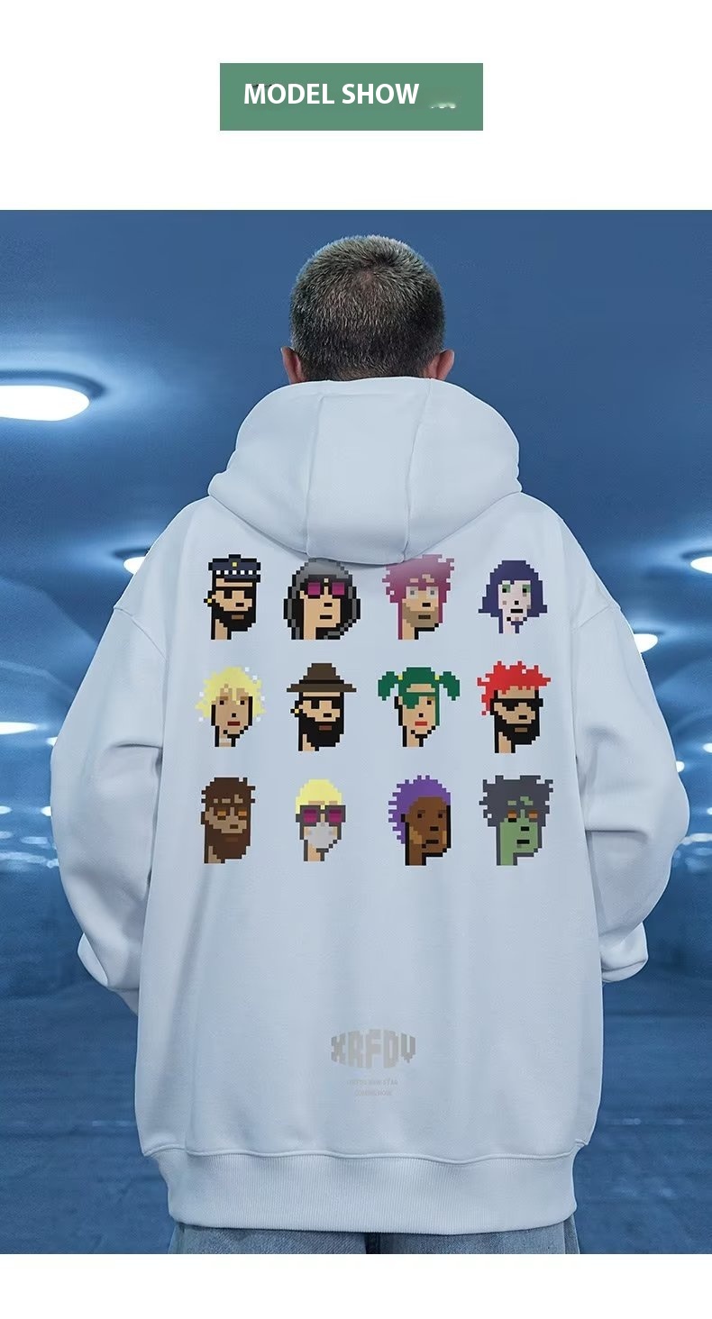 Men's Oversized Plush Hoodie For Autumn And Winter Thickened_voghion.com