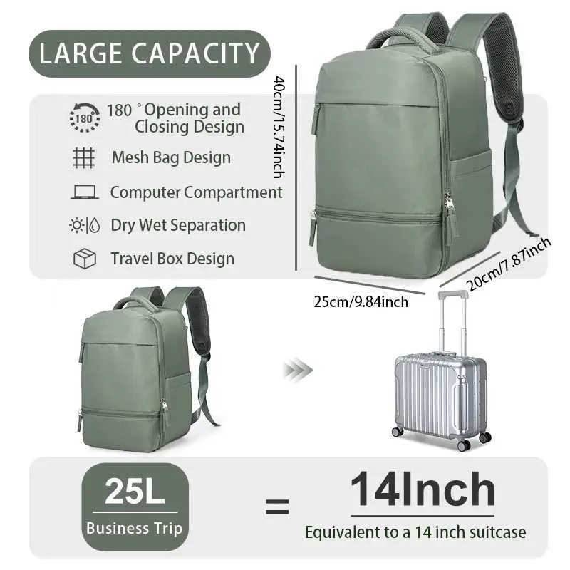 Reiserucksack Flugzeugkabine Vakuumbeutel Flugzeug Ryanair 40x20x25 Handgepäck Wasserdicht Handlage Männer Frauen Laptop_voghion.com