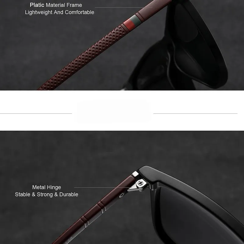 Sports Sunglasses For Men Polarized Square Comfortable Eyewear_voghion.com