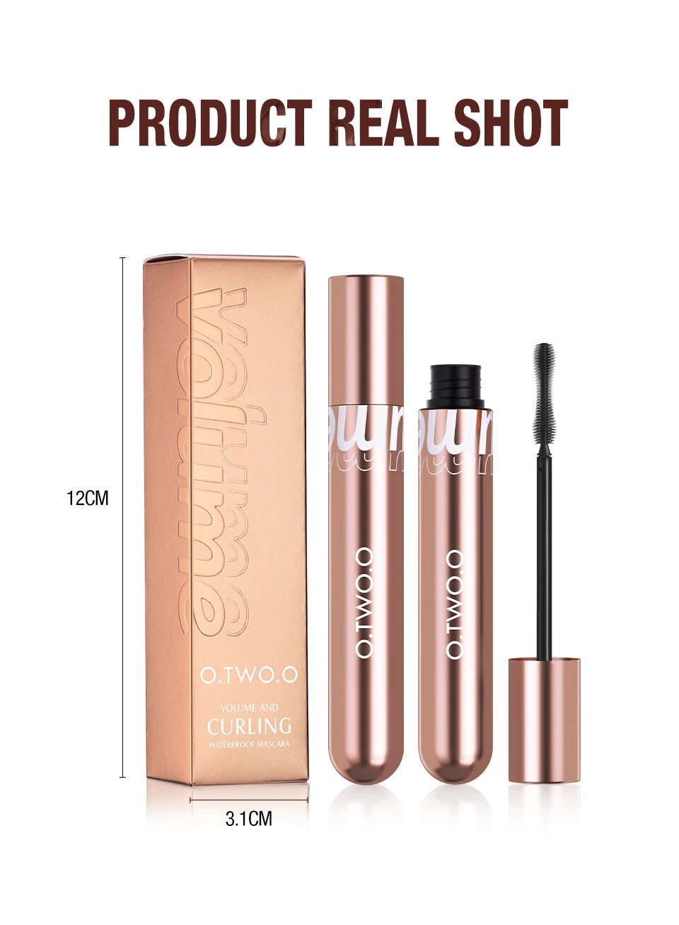4d Silk Fiber Waterproof Mascara For Thick Lengthening Eyelashes_voghion.com