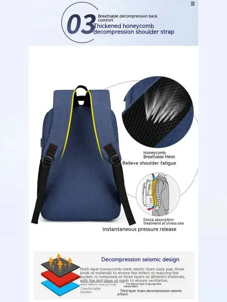 Sac à dos pour homme grande capacité simple mode voyage femme étudiant ordinateurBa241011C241011_voghion.com