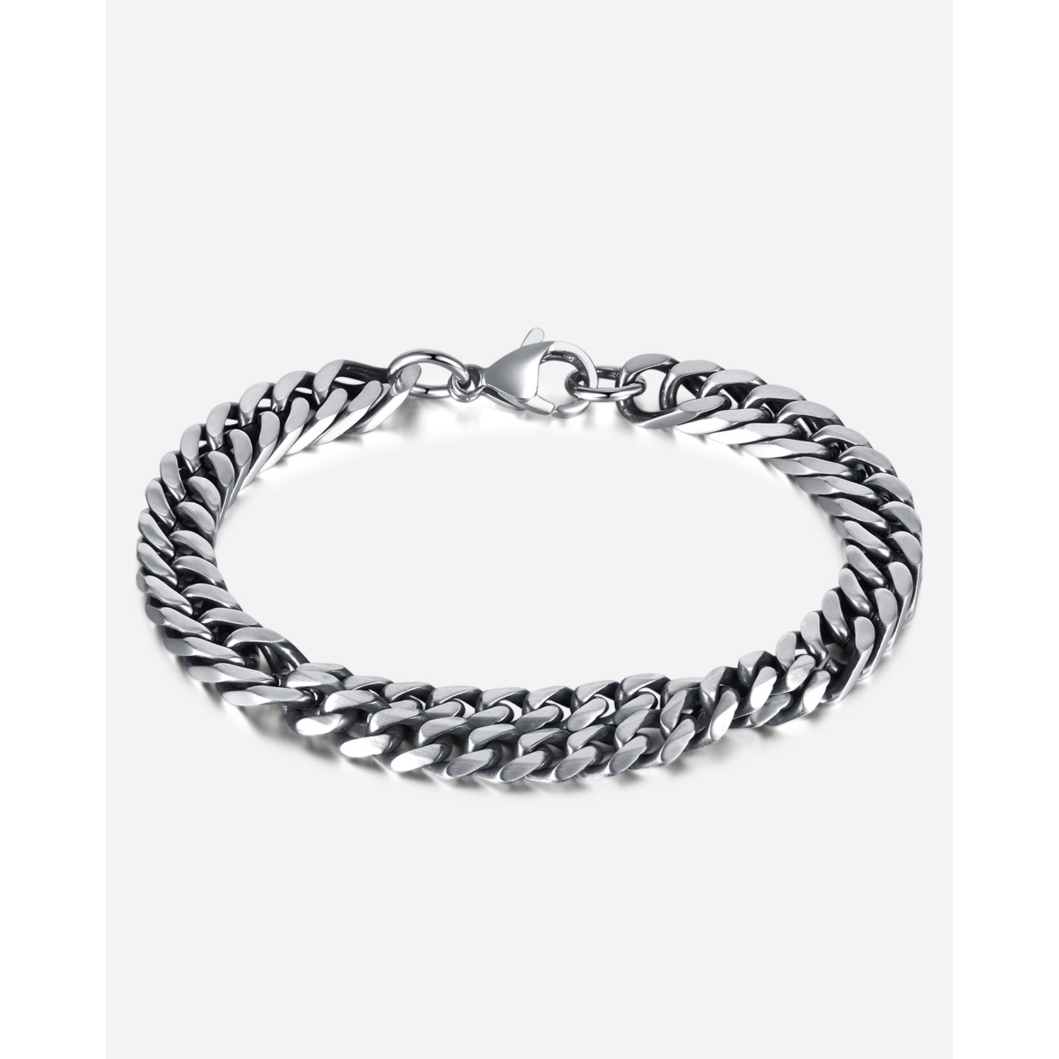 Source Cuban Link Chain Men's Bracelet Rock Stainless Steel Bracelet_voghion.com