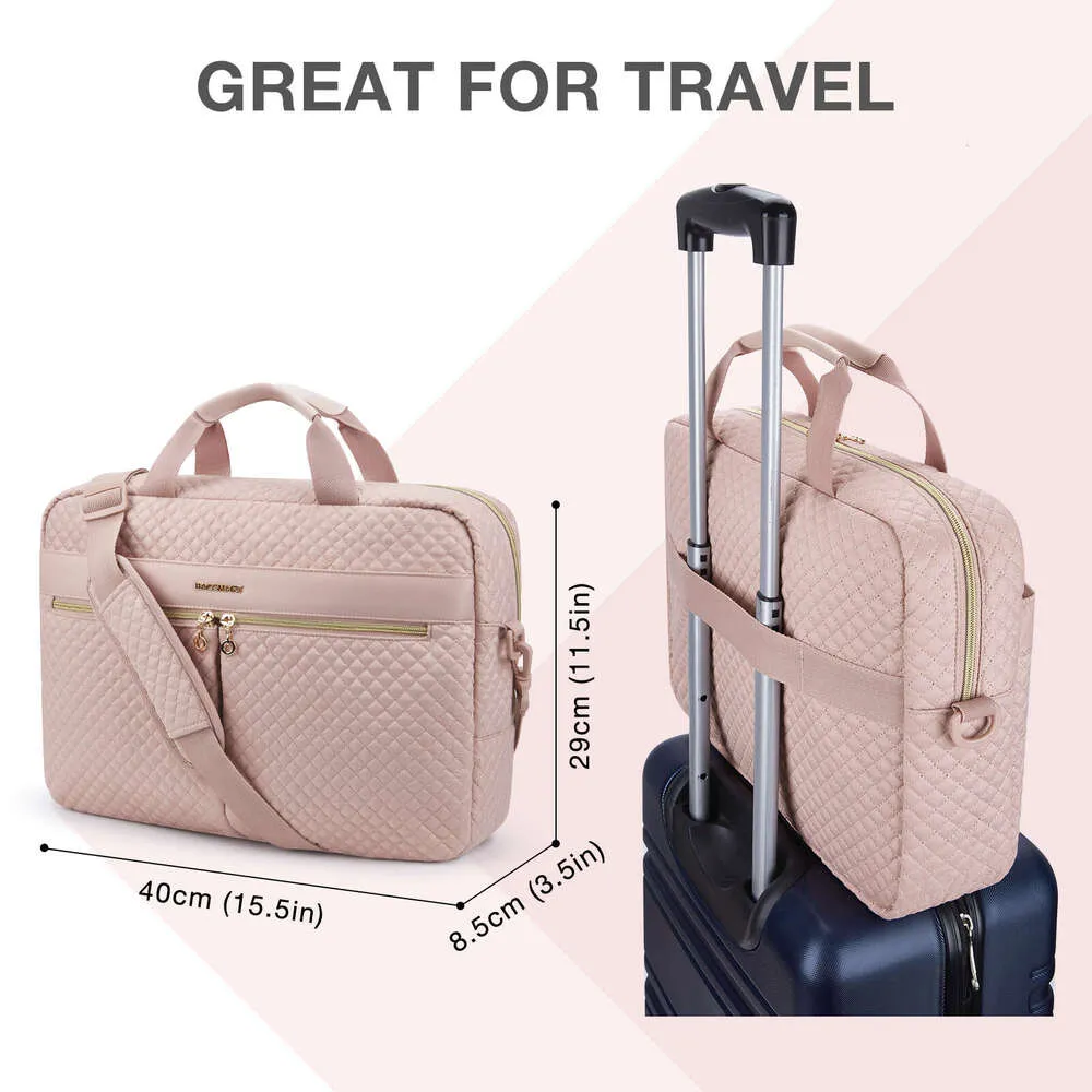 Servietă pentru laptop BAGSMART de 17,3/15,6 inch pentru femei, geantă de mână pentru computer, geantă de birou, călătorii, afaceri_voghion.com