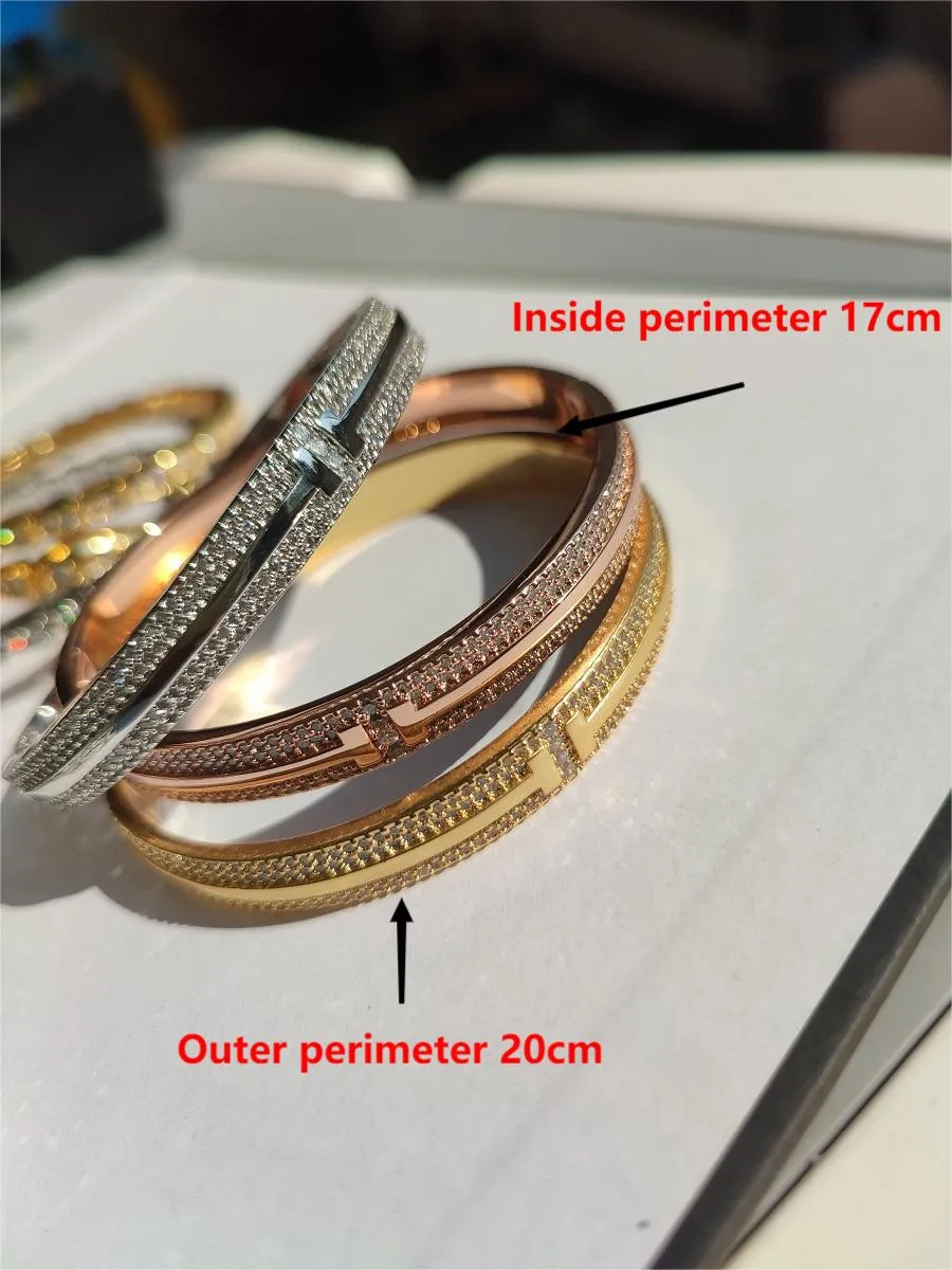 Cubic Zirconia Geometric Bangle Tennis Bracelet For Couples_voghion.com