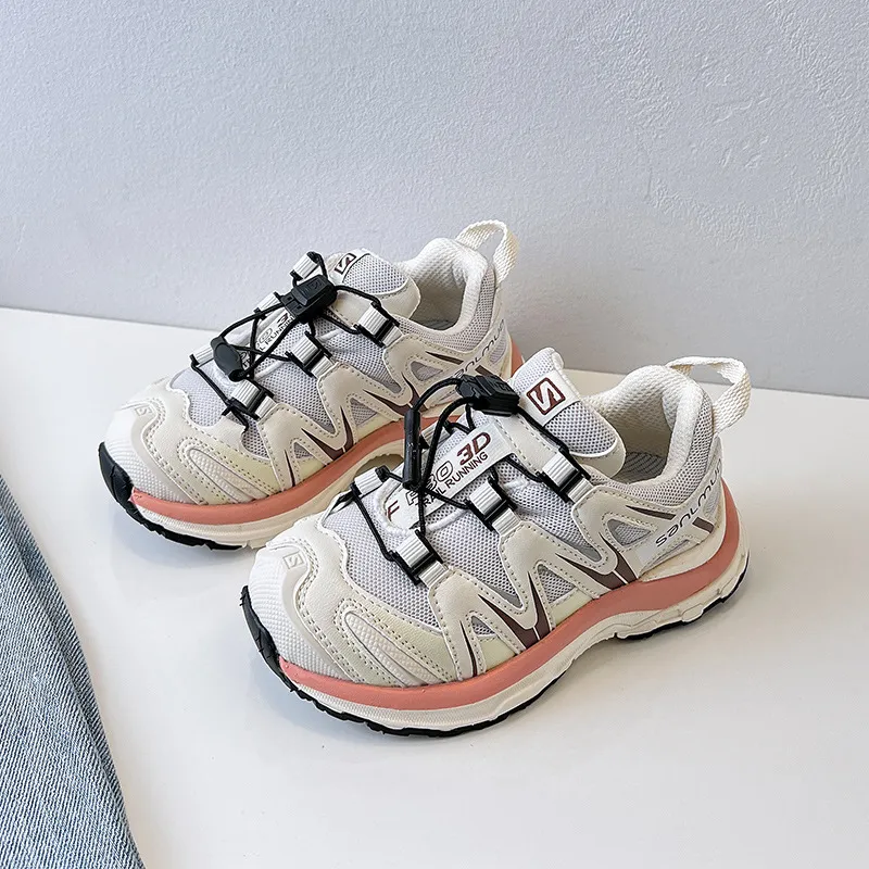 Childrens soft boys breathable non slip running girls fashionable and casual clumsy sports shoes 240627_voghion.com