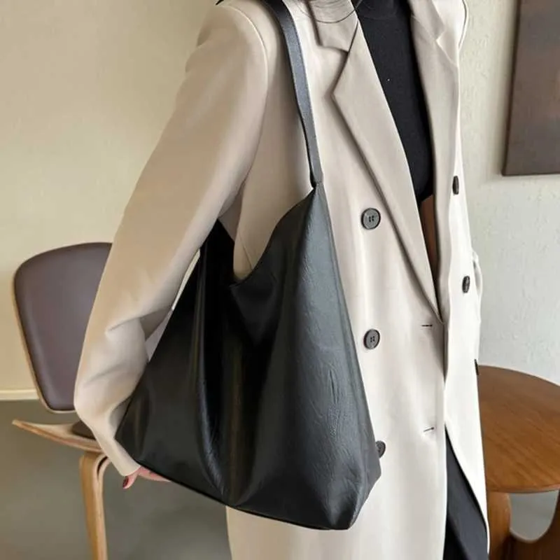 Borsa a spalla classica in pelle donna grande borsa da ufficio_voghion.com