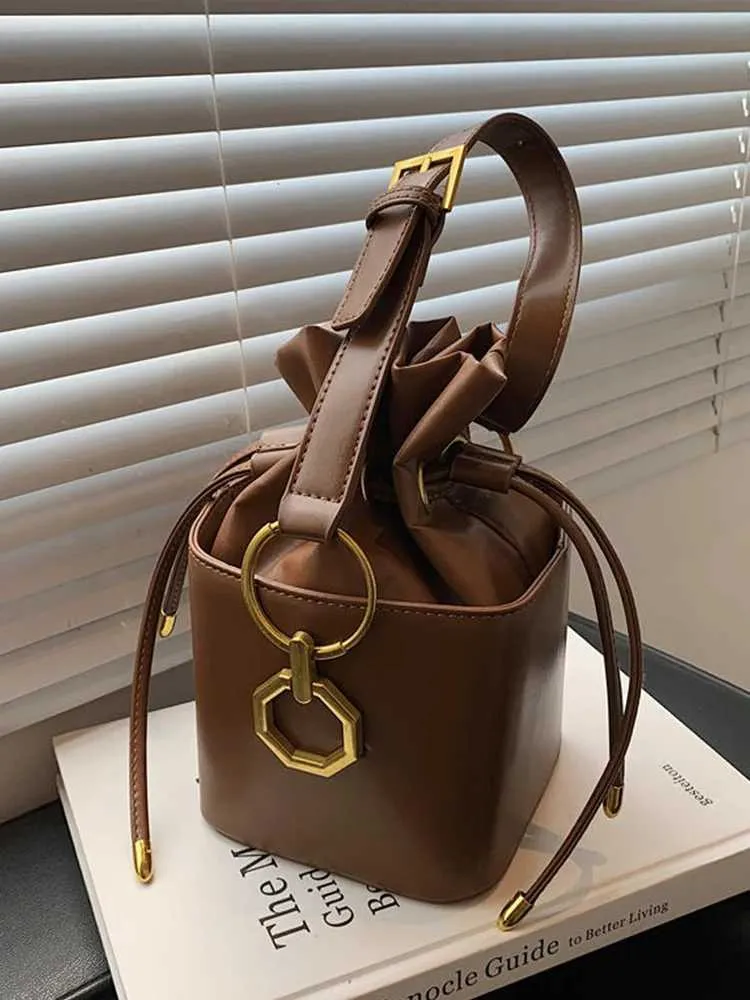 Vintage PU Leder Mini Umhängetasche Frauen Herbst Mode Pendler Handtaschen 2024 Neue Einfarbig Dame Platz_voghion.com