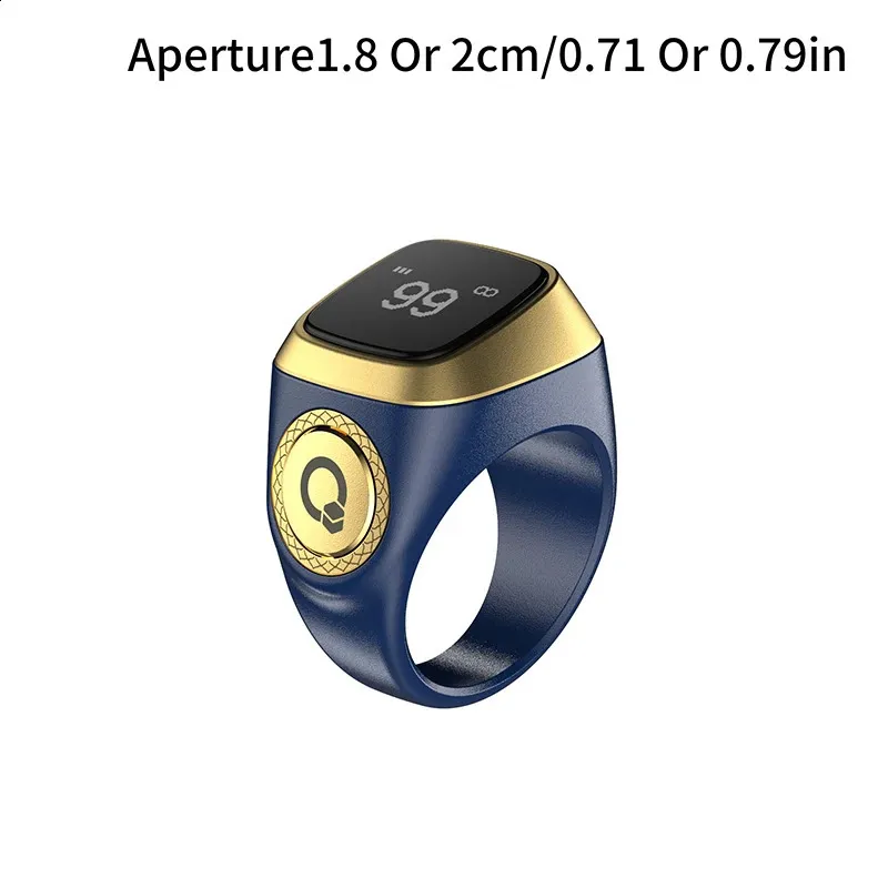 Tasbih Tally Counter Ring för muslimer Zikr Digital Tasbeeh 5 Bönetidspåminnelse Bluetooth avancerad smart bärbar_voghion.com