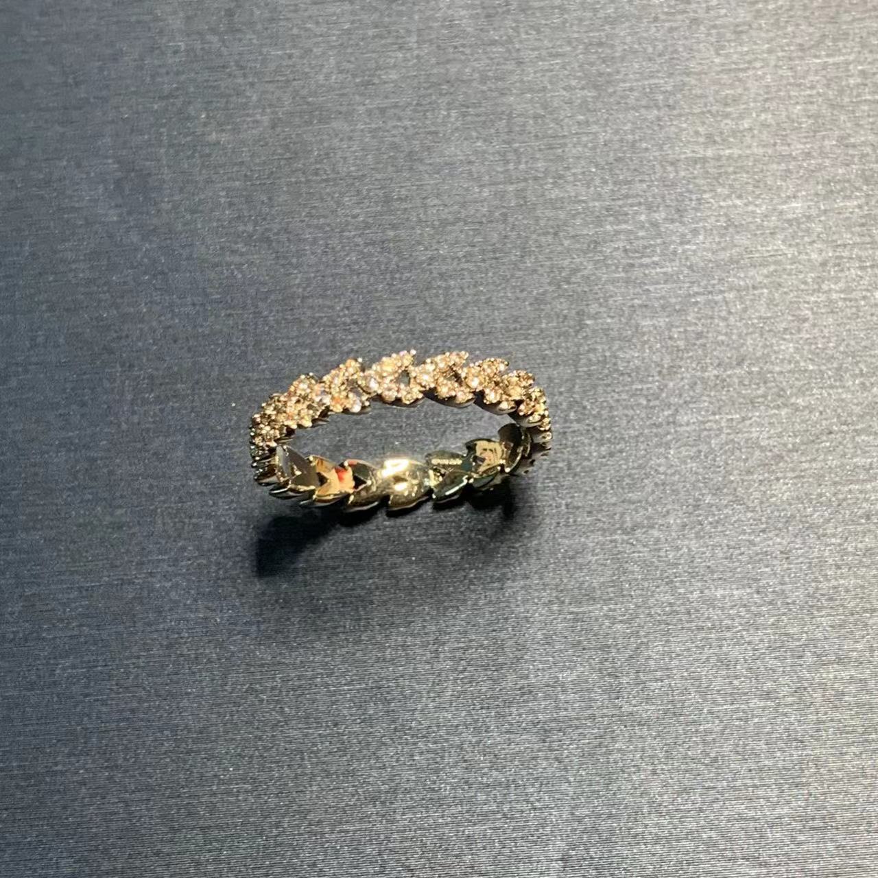 Bague en forme d'épi de blé de haute qualité, bijou tendance pour femme, bague charmante, cadeau de fiançailles ou de mariage._voghion.com