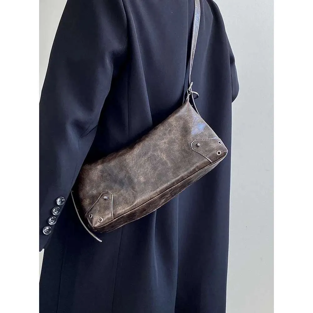 Pu Leder Retro Damen Unterarm Cool Y2k Mädchen Vintage Kleine Schultertaschen Einfache weibliche Umhängetasche Handtaschen Geldbörse_voghion.com
