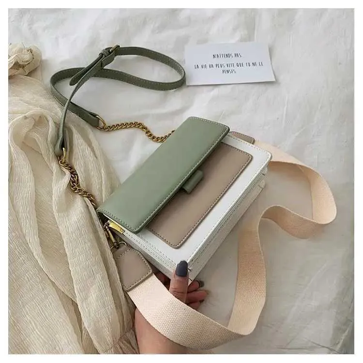 Mini Leder Umhängetaschen für Frauen 2022 Kette Schulter einfache Dame Reise lange Gürtel Geldbörsen und Handtaschen Cross Body_voghion.com