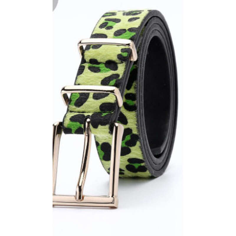 Women's Creative Leopard Horsehair With Jeans New Women's Belts Leading The Trend_voghion.com