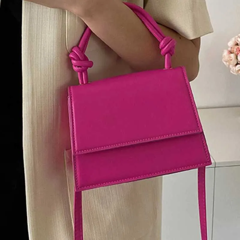 Solide Pu Leder Schulter Tasche Mode Designer Handtaschen Top Griff für Frauen Casual Umhängetaschen Ba241108_voghion.com