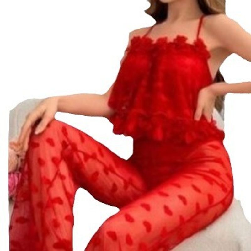 Lenjerie intimă pentru femei, rochii de dantelă, transparente, sexy, gerie, producători de pamas pentru acasă_voghion.com