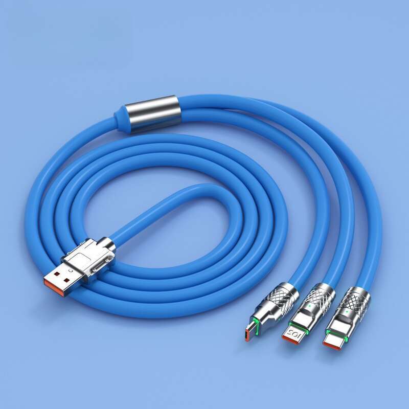 Repülőgép utas adatai kábelben, egy húzással három 120 W-os szupergyors töltés Geek vonal TYPE-C-hez alkalmas_voghion.com
