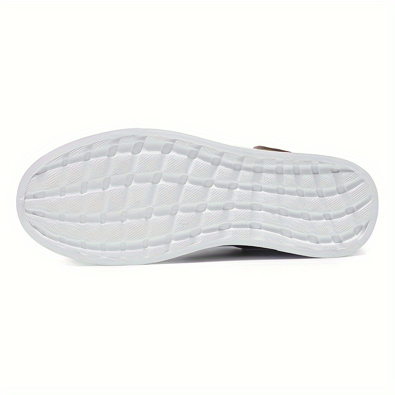 Herren-Skateboardschuh aus PU-Leder mit Schnürung, trendiger, bequemer, leichter Outdoor-Schuh mit rutschfester Sohle zum Gehen und Joggen_voghion.com