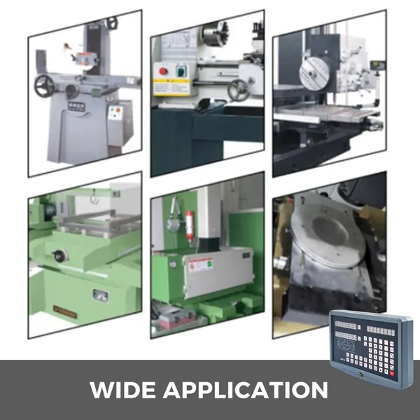 Digitale 2-Achsen-Anzeige für Fräs- und Drehmaschinen, Linearmaßstab-Encoder, Auflösung 0,05–2 mm, TTL-Signal, hohe Präzision, robustes Gehäuse_voghion.com