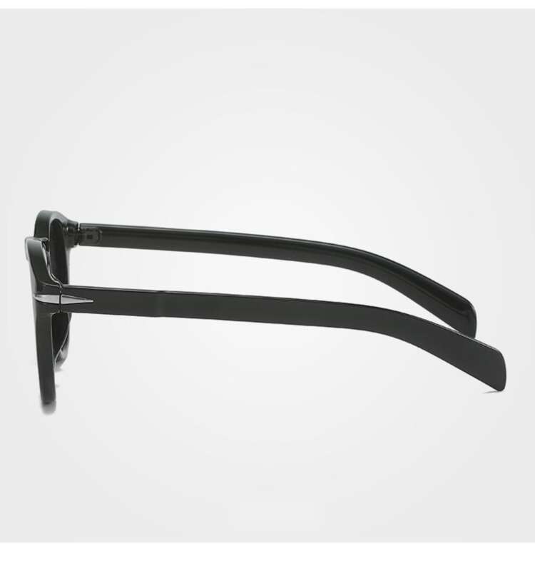 New Polarized Men's Sunglasses, Trendy British Round Frame Sunglasses_voghion.com