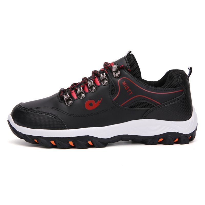 Outdoor-Herren-Low-Top-Freizeit-Wander- und Bergsteigerschuhe, Obermaterial aus Leder, große Offroad-Tourismusschuhe_voghion.com
