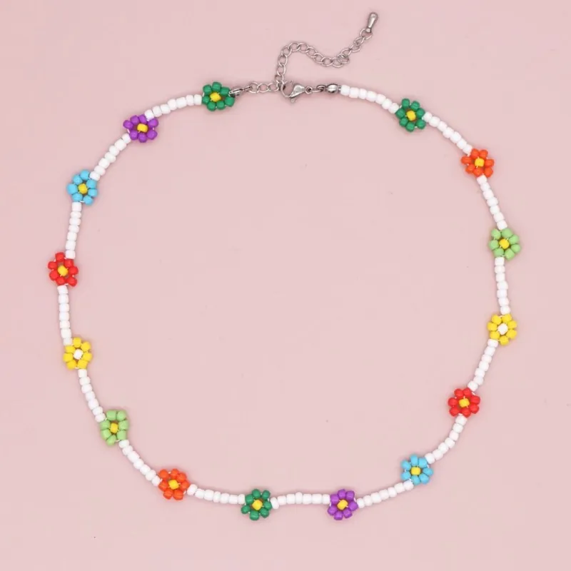 Chains Resin Beaded Clavicle Necklaces Women Summer Jewelry Neck For Woman_voghion.com