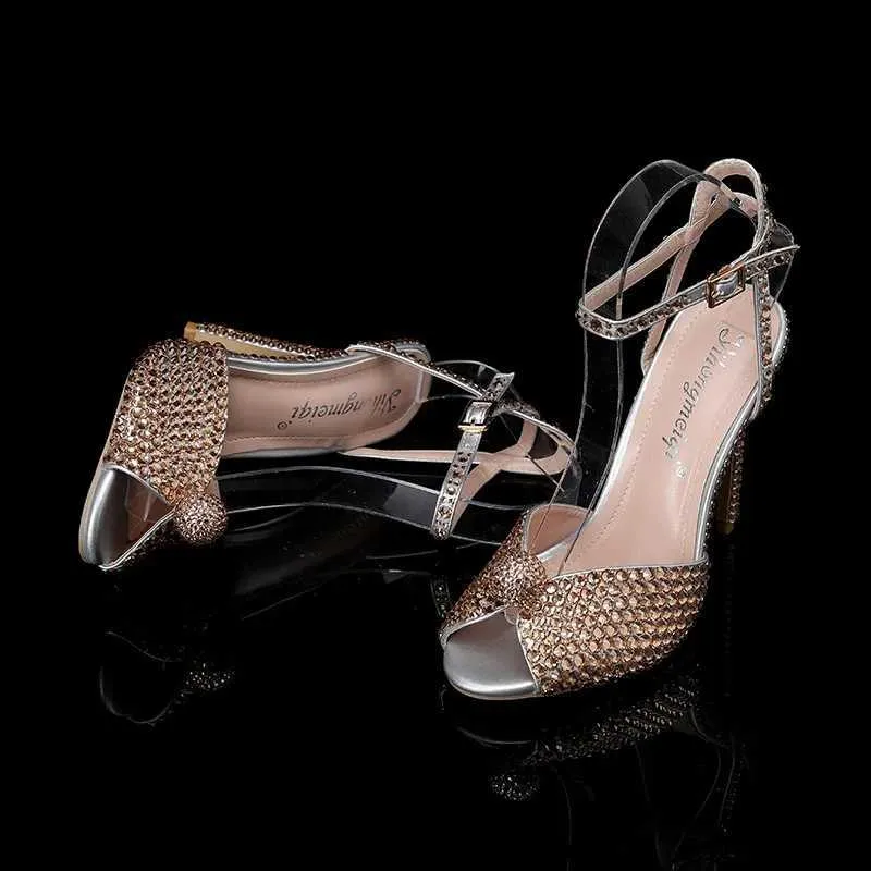 Dress 2023 Sandals Fashion Quality Wedding Shoes Womens New Pearl Studs Open Toe High Heels H240621 16_voghion.com
