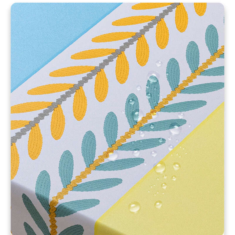 Ins Style Fabric, Waterproof, Grease-proof, Non-washable Tablecloth, Rectangular PVC Tablecloth, Household Netting, Black Tea Cloth_voghion.com