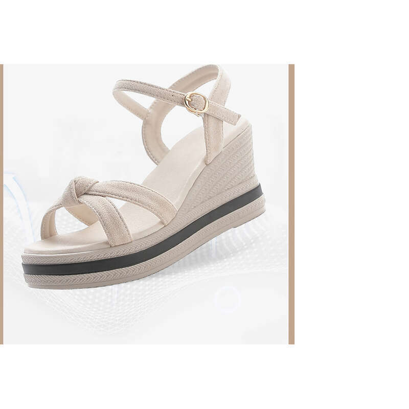 Sandali con zeppa da donna scarpe casual eleganti e comode_voghion.com