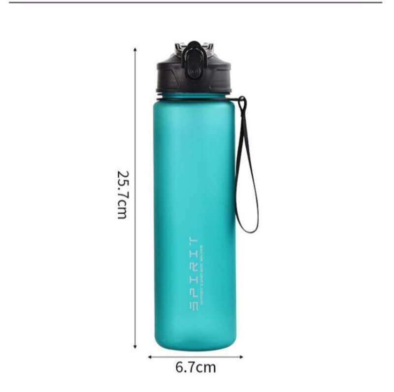 Frosted Portable Plastic Bouncing Straw, Water Kettle, Hand-held Rope, Heat-resistant Sports Cup, Student School_voghion.com
