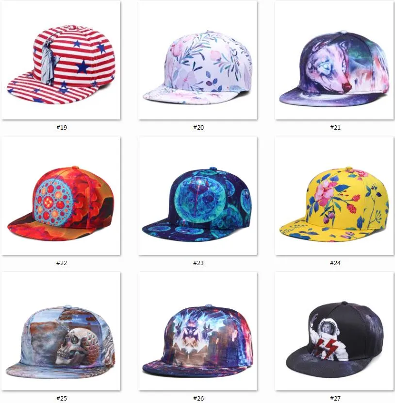 2017 Popular Dad 3D Printing Thermal Transfer 34 Styles Baseball Hat Snapbacks Sport Snap Back Hats Womens Mens Hip Hop_voghion.com