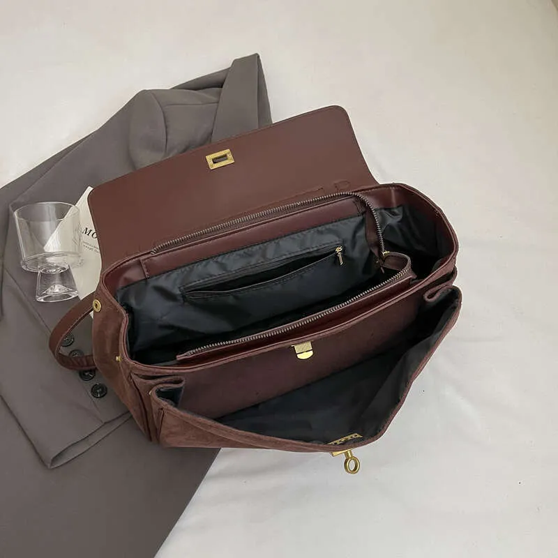 Herbst Winter Neue Frauen Wildleder Leder Tasche Schulter Handtasche Und Geldbörsen Designer Taschen Chic Mode Dame Trendy Satchel_voghion.com