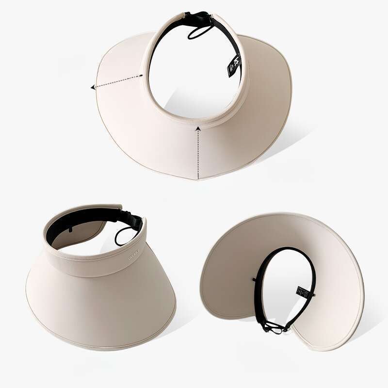 Summer Wrap Around Full Face Women's Large Brim Hollow Top Riding Hat, UV Ice Silk Sun Hat_voghion.com